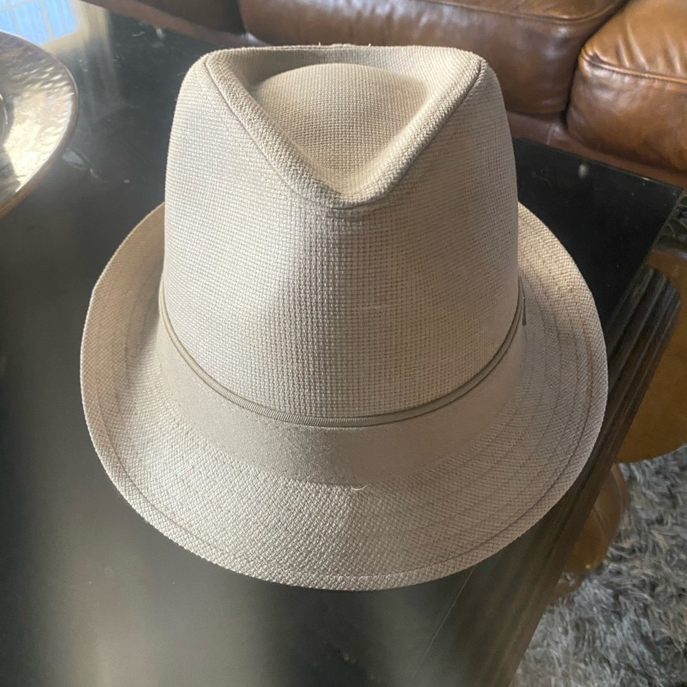 Stylish Beige Fedora Hat